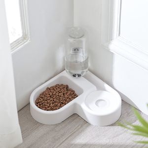 China 2 In 1 Automatic Water Dispenser Detachable Dog Food And Water Bowl Set on sale