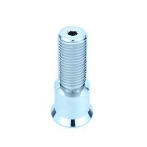 Precision Machining Thread with Powder Coating and Zinc Plating Surface