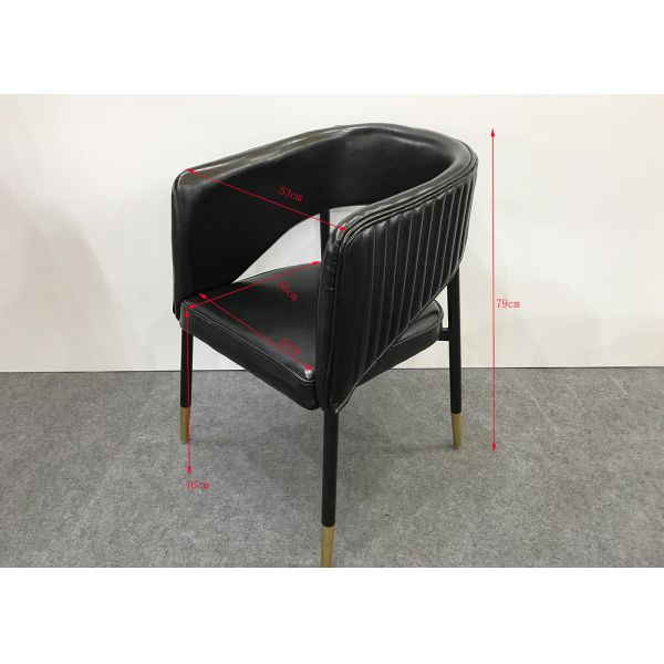 Tapered Legs Classic Mid Century Dining Chair Ergonomics