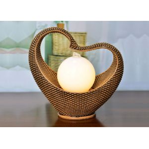 15 Inch Rattan Heart Indoor Outdoor Fountains