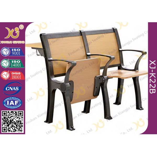 Buy Wood Board Aluminum Alloy Frame College Classroom Tables And Chairs at wholesale prices