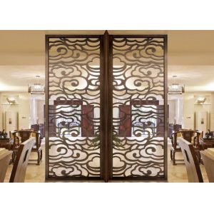 Rust Proof Decorative Metal Panels , Delicate Indoor Privacy Screen Solid