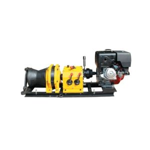 Quality Speedy Shaft Drive Transmission Cable Winch Puller With Gasoline Honda GX390 13HP Engine for sale