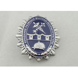 Soft Enamel Souvenir Badges Customized , 3D / Die Cast / Die Struck