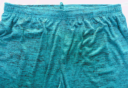 Elastic Waist Embroidery And Applique Exercise Shorts Men Fast Dry