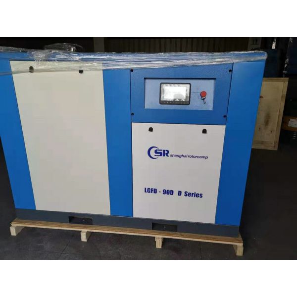 Buy 55kw / 75hp Coupling Driven Screw Air Compressor Lubrication Motor at wholesale prices