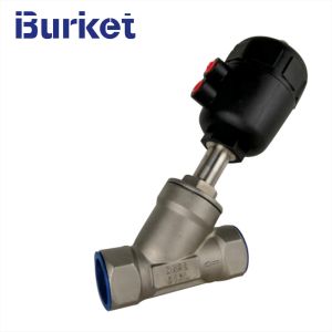 DN40 PN16/20 Stainless Steel Thread Angle Seat Valve with SS304/Plastic