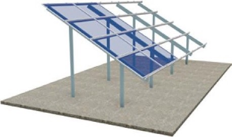 Photovoltaic PV Panel Mounting Systems , Stainless Steel Ground Mounted PV