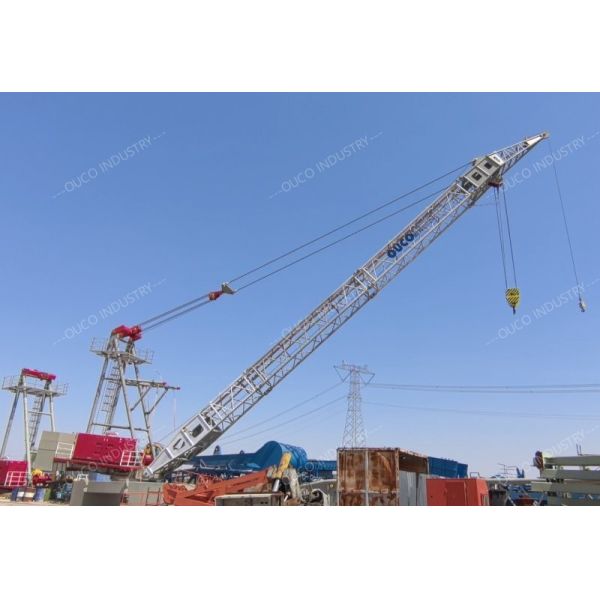 8T45M Diesel Engine Lattice Boom Crane