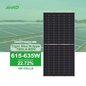 N Type Mono-Crystalline 550W Solar Panel Jinko Tiger Neo 550W 575W 580W 540W for