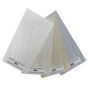 Motorized Insulated 100% Polyester Replacement Blind Vertical Fabric OEM