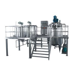 100L Lotion / Cream Vacuum Emulsifying Machine For Homogenizing Mixing