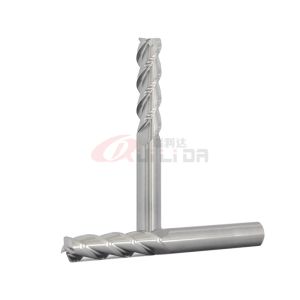 China 12mm 1/2 3 Flute Carbide End Mill Bits For Cutting Aluminum Corner Radius on sale