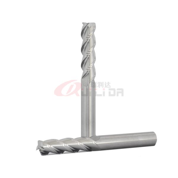 Buy 12mm 1/2 3 Flute Carbide End Mill Bits For Cutting Aluminum Corner Radius at wholesale prices