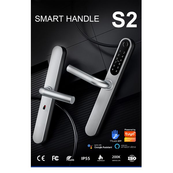 Buy Waterproof Aluminium Door Lock Slim Smart With Cylinder at wholesale prices