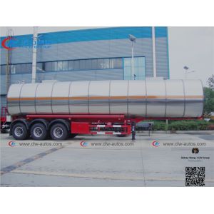 3 Axle 46cbm Aluminum Alloy Asphalt bitumenTanker Semi Trailer