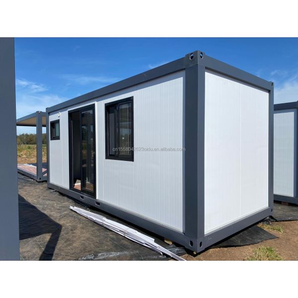 Luxary Prefabricated Container Residential Style Flat Packaging Mobile House with Wooden Appearance Modern Design Style