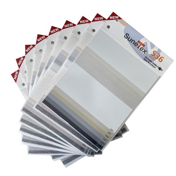 High Quality 3m Width Translucent Duo Roller Up Blinds Fabrics For Home Decoration