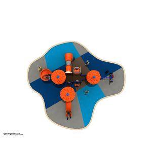 Customized Children Playground Outdoor Slides 19071 Amusement Park