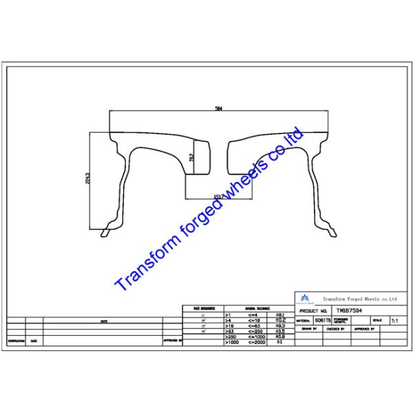 Buy TM187504 18X7.5 inches forged wheels monoblock wheels blanks Dimple style barrel and rims at wholesale prices