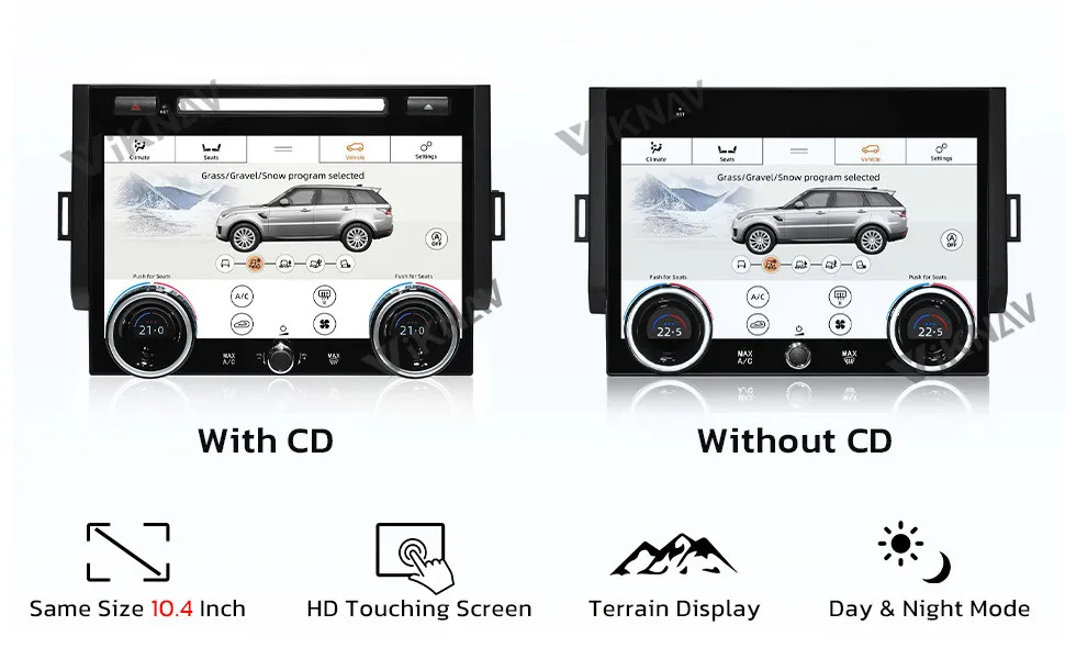 10.4 inch AC Panel Newest Generation For Range Rover Sport L494 2013-2017 Air Condition Board Climate Control LCD Touch