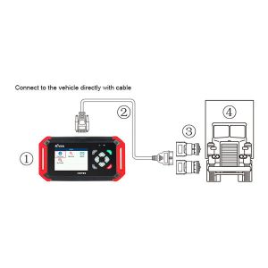 Professional XTOOL HD900 Heavy Duty Truck Code Reader with Live Data and MIL