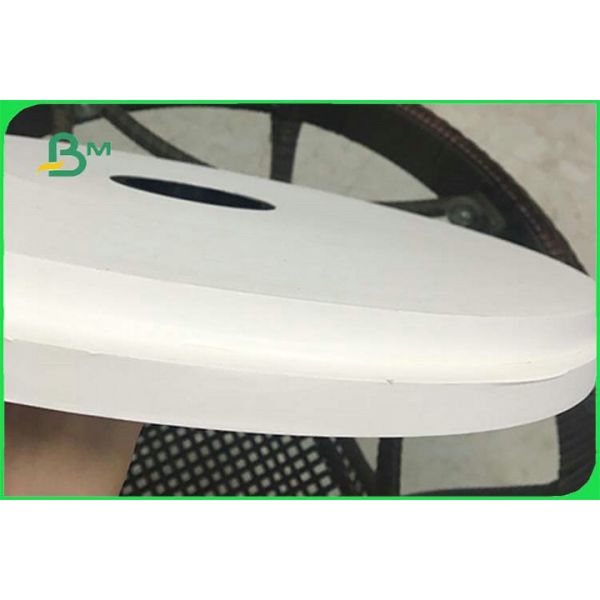 White Food Grade Wrapping Cigarette Paper Roll for Straw 28gsm FDA SGS FSC