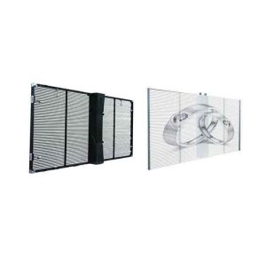 Ultra Wide Viewing Angle Transparent Glass LED Display 240w 1000x500mm