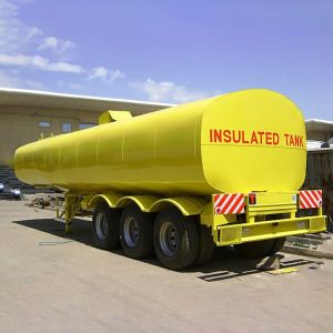 36000L 25t 3 Axles Insulation Tank Semi Trailers Heavy Duty