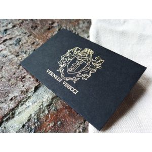 China Black Cardboard Gold Foil Stamped Business Cards Printed Visiting Name Cards on sale