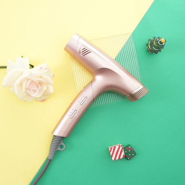 Buy 110000rpm Foldable High Speed Hair Dryer Lightweight Rose Gold at wholesale prices