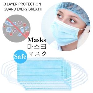 Adult Disposable Surgical Mask Non Woven Fabric Material With CE Certification
