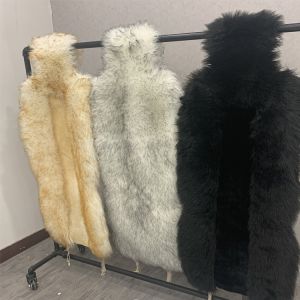 Bedroom Washable Faux Sheepskin Chair Pad For Seat PELT