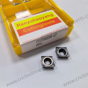 Standard CNC Turning Insert, Uncoated, CCGT09T308LY - Suitable for Aluminum