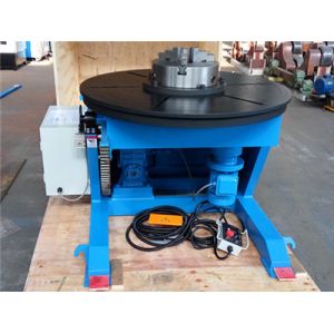 600Kg welding positioner with welding chuck .remote pendant.foot switch.Export