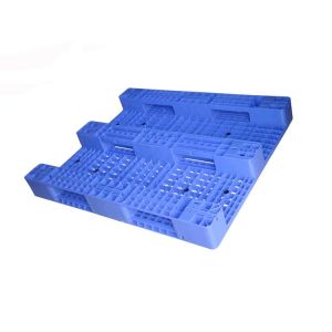1300x1100 Injection Molded Plastic Pallets Rackable HDPE 3 Runners