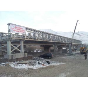 The gap that needs to be crossed is too large to use single span structure for economic crossing