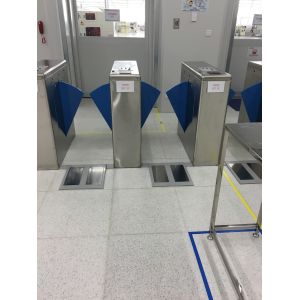 Bi Directional ESD Turnstile Entrance Security Systems 30 Persons / Minute