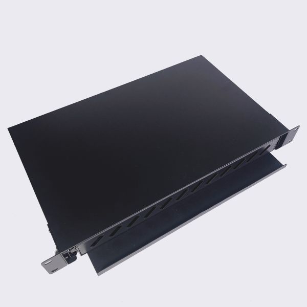 1U 12 Ports 19 Inch SC Duplex Fiber Optic Patch Panel with Customized Logo and OEM ODM Service in Cold-Roll Steel