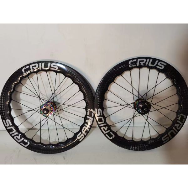 BMX Carbon Wheelset 1.8kg Weight for Crius Folding Bike Long-Lasting Performance