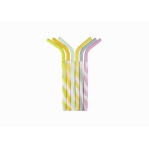 Customized Silicone Reusable Drinking Straws BPA Free Soft Silicone Straws