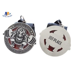 60*3MM Custom Award Medals , Translucent Enamel Conbine Soft Enamel Medals