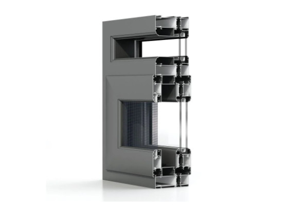 Buy Anodized Aluminium Window Extrusions Profiles With Terminal Strip at wholesale prices