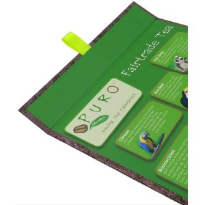 Customized CMYK Divided Folding Magnetic Cardboard Gift Boxes For Tea Coffee