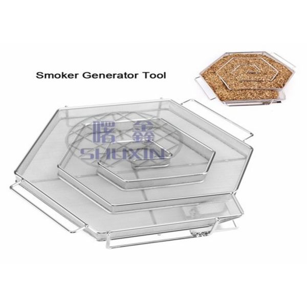 Buy BBQ Grill 3.0mm Hole 0.1mm Thickness Cold Smoke Generator at wholesale prices