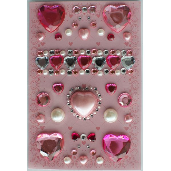 Buy Custom Fancy Crystal Recollections Bling Stickers Nontoxic 80mm X 120mm at wholesale prices