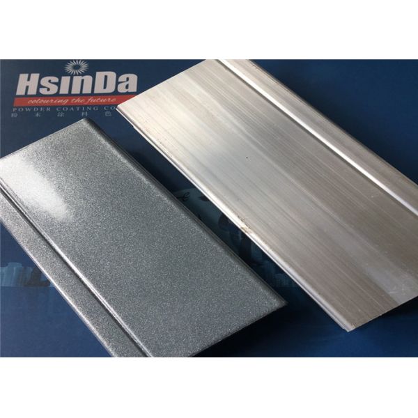 Buy Electrostatic Spray Metallic Silver Powder Coat High Temperature Resistance at wholesale prices