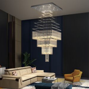 Custom Chandelier Light Hotel Lobby Big Luxury Crystal Chandeliers zhongshan