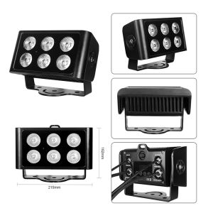 6x5W RGB RGBW Outdoor LED Wall Washer Light IP65 Flood Blinder Strobe
