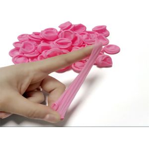 Anti Static Dust Free Latex Rubber ESD Finger Cots Multi Color